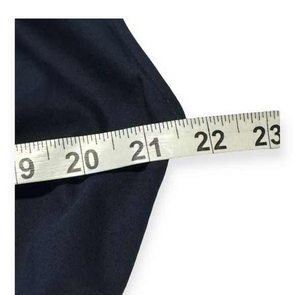 NEW Massimo Dutti Women’s Small Navy Poplin Shirt Dress With Knot Detail NWT - Picture 6 of 8